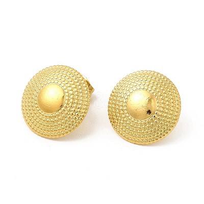 Ion Plating(IP) 304 Stainless Steel Stud Earrings EJEW-I281-24G-1