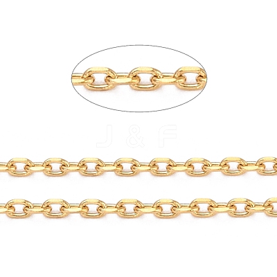 PVD Vacuum Plating 304 Stainless Steel Cable Chains CHS-D033-03G-02-1