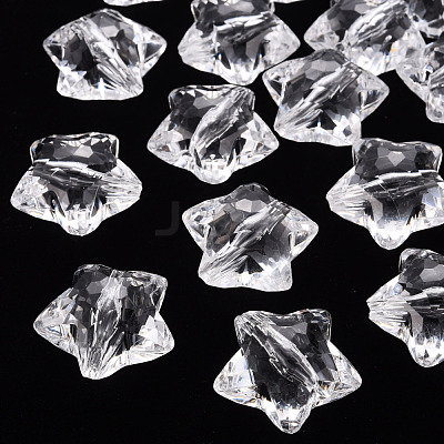 Transparent Acrylic Beads TACR-ZX018-02-1