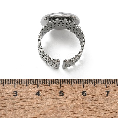 304 Stainless Steel Cuff Ring Components SA-CBA37BC-16E-P-1