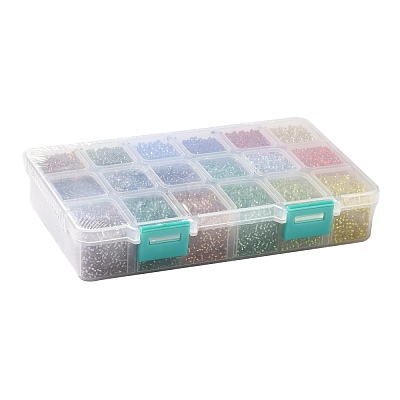 FGB 450G 18 Colors 12/0 Grade A Round Glass Seed Beads SEED-JP0012-15-2mm-1