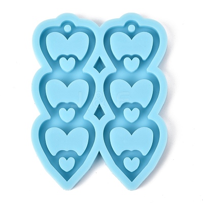 Heart Pendant Silicone Molds DIY-P022-15-1