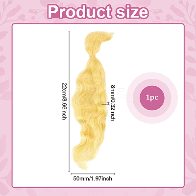 Soft Wool Fabric DIY-WH0622-346B-1