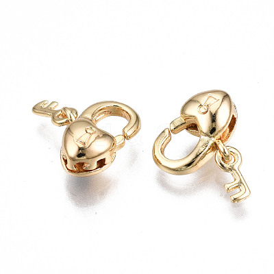 Brass Lobster Claw Clasps KK-S356-315-NF-1