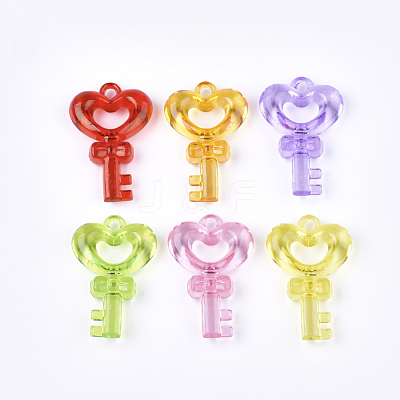 Transparent Acrylic Pendants X-TACR-S133-059-1