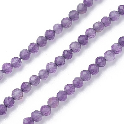 Natural Amethyst Beads Strands G-F619-12-2mm-1