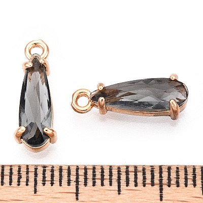 Faceted Glass Pendants GLAA-T010-004A-1