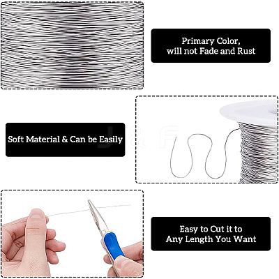 304 Stainless Steel Wire TWIR-WH0002-05-0.3mm-1