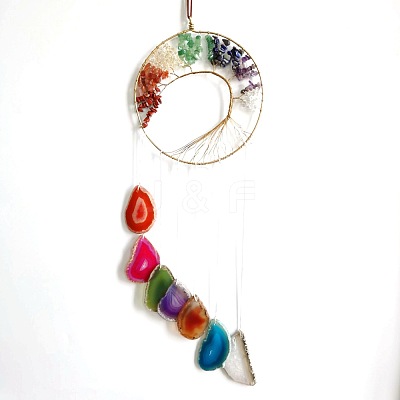 Metal Big Pendant Decorations HJEW-PW0001-016C-02-1