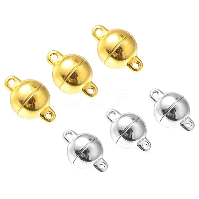 20 Sets 2 Colors Aolly Magnetic Clasps PALLOY-CJ0002-44-1