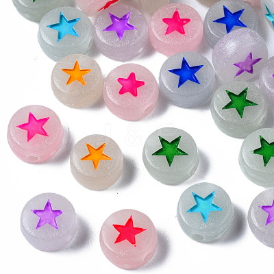 Luminous Gainsboro Acrylic Beads MACR-S273-63-1