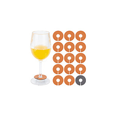 Imitation Leather Wine Glass Charms AJEW-WH0513-74-1