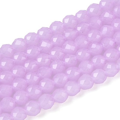 Imitation Jade Glass Beads Strands X-GLAA-T028-4mm-11D-1