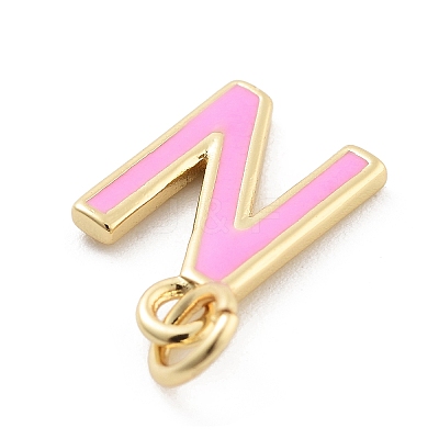 Rack Plating Brass Pendants KK-C065-02N-G-1