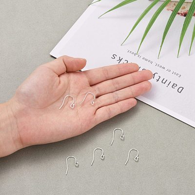 925 Sterling Silver Earring Hooks STER-K167-051B-S-1