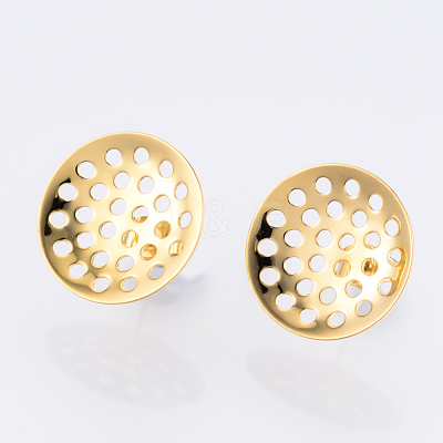 304 Stainless Steel Stud Earring Findings X-STAS-Q231-03A-G-1