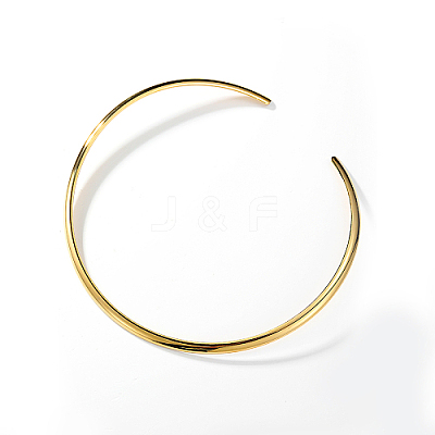 201 Stainless Steel Simple Thin Collar Necklace VA8858-1