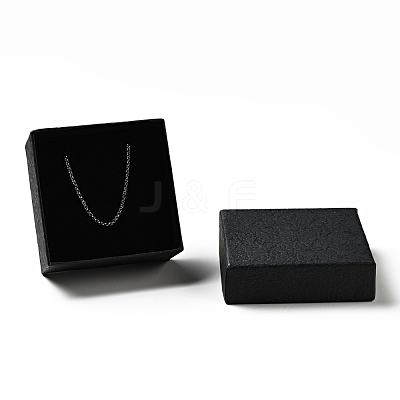 Texture Paper Jewelry Gift Boxes OBOX-G016-C02-B-1