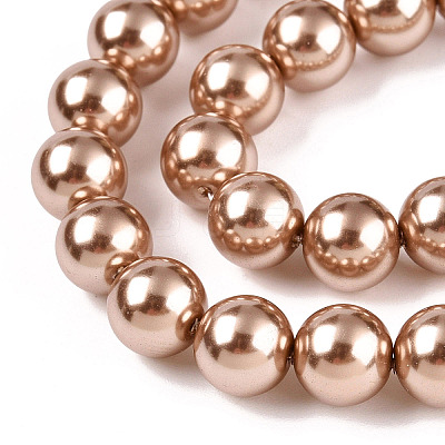 Glass Pearl Beads Strands HY-G002-01D-06-1