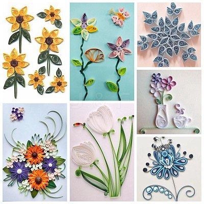 6 Colors Quilling Paper Strips DIY-J001-10mm-A-1