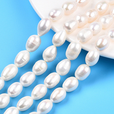 Natural Cultured Freshwater Pearl Beads Strands PEAR-N012-10B-1
