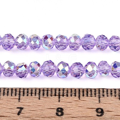 Transparent Glass Beads Strands EGLA-N016-4mm-03-1