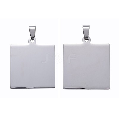 Tarnish Resistant 304 Stainless Steel Pendants STAS-I140-27S-1