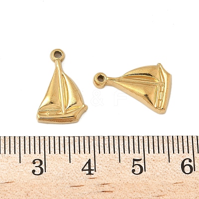 304 Stainless Steel Pendants STAS-V015-55G-1