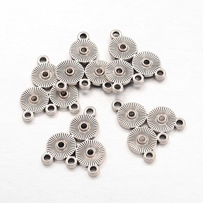 Alloy Rhinestone Connector Settings X-EA10684Y-1