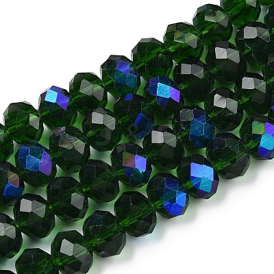 Electroplate Glass Beads Strands EGLA-A044-T1mm-L24-1
