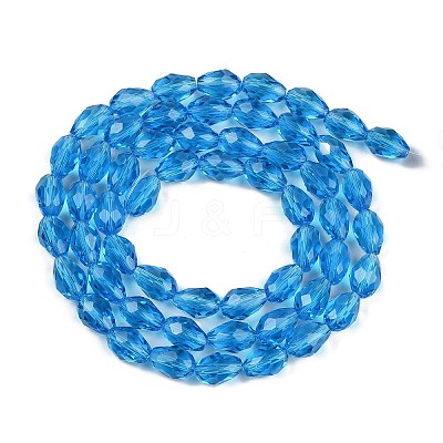 Transparent Glass Beads Strands EGLA-N013-T4mm-D17-1