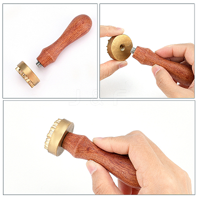 1Pc Brass Stamp Head DIY-OC0004-18B-1