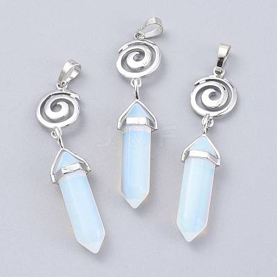Opalite Pointed Big Pendants G-D0021-01P-09-1