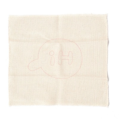 DIY Cotton Cup Mat Punch Needle Kits DIY-K032-38D-1