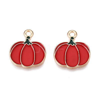 Thanksgiving Day Theme Alloy Enamel Pendants ENAM-T020-35M-1