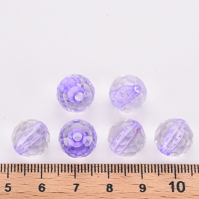 Transparent Acrylic Beads TACR-S154-11A-47-1