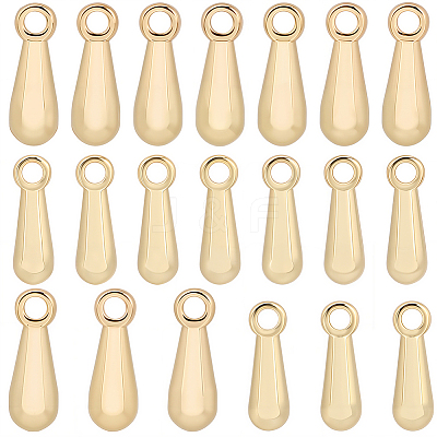 20Pcs 2 Styles Brass Charms KK-BBC0022-49-1