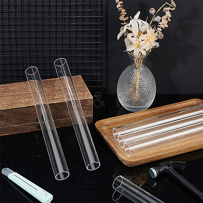 Acrylic Round Tube OACR-WH0056-007F-1