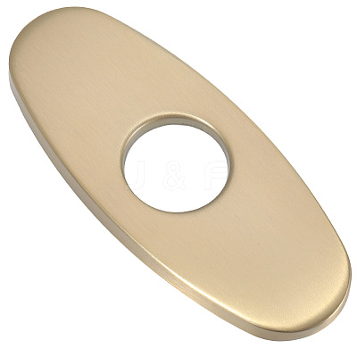 Oval Stainless Steel Faucet Hole Covers STAS-WH20001-18A-G-1