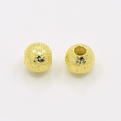 Brass Textured Beads LS-EC247-G-1