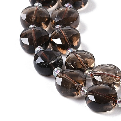 Natural Smoky Quartz Beads Strands G-N342-11-1