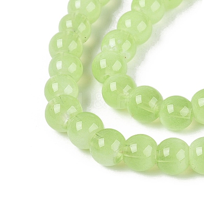 Acrylic Imitation Cat Eye Beads Strands OACR-Q197-01A-09-1