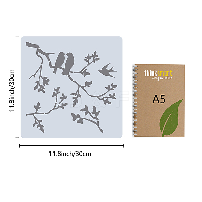 PET Plastic Drawing Painting Stencils Templates DIY-WH0244-108-1