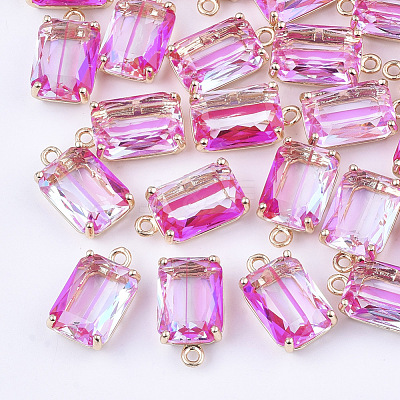 Transparent Glass Pendants X-GLAA-T007-20C-1