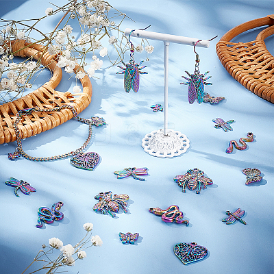 Animal Theme Alloy Pendant Sets FIND-HY0001-46-1
