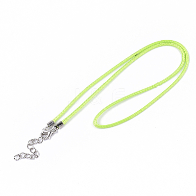 Waxed Cord Necklace Making NCOR-T001-38-1