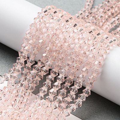 Transparent Glass Beads Strands EGLA-A039-T4mm-D26-1