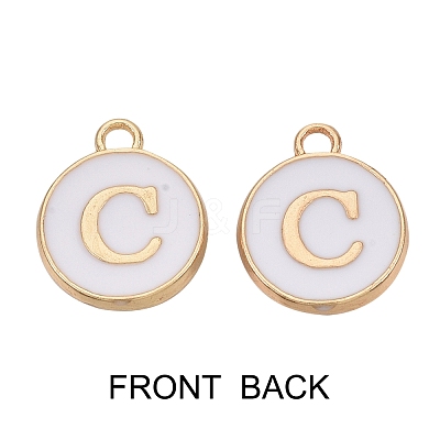 Golden Plated Enamel Alloy Charms ENAM-SZ0001-26A-C-1
