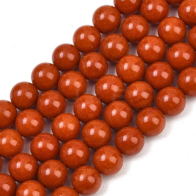 Dyed Natural White Jade Beads Strands GG-CBAD029-A03-8mm-1
