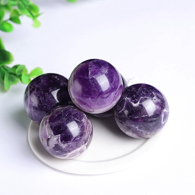 Natural Amethyst Crystal Ball PW-WG45537-02-1